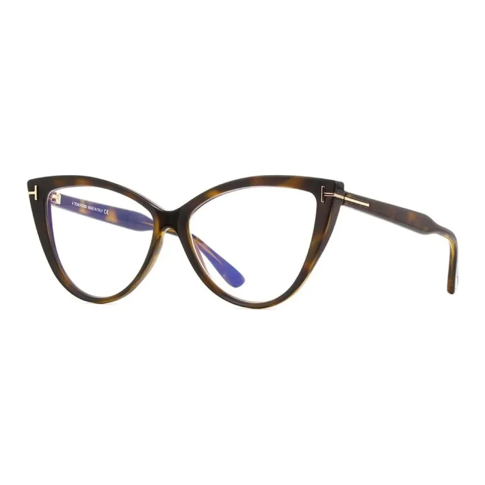 NEW TOM FORD EYEGLASSES CAT EYE HAVANA WOMEN EYEWEAR